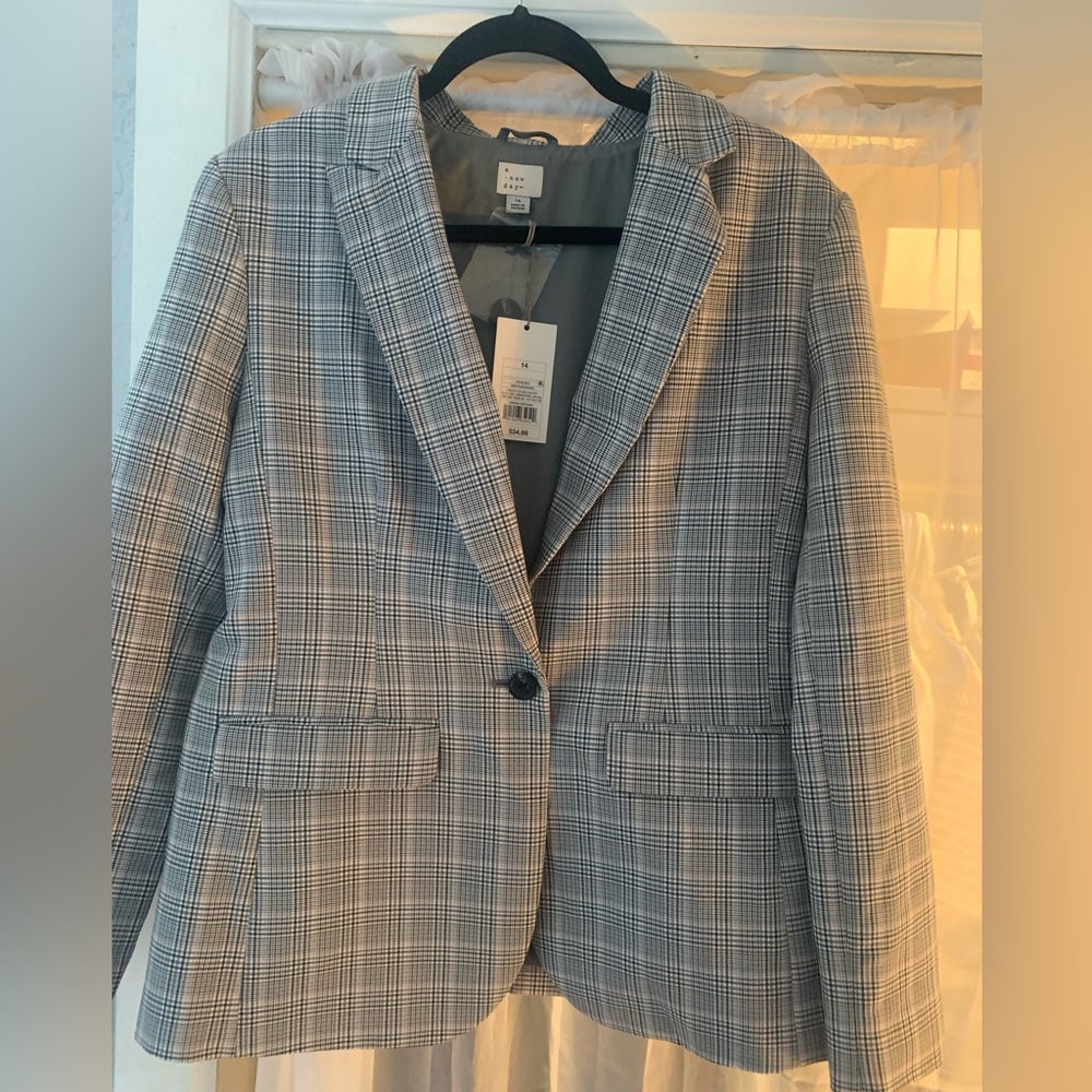 Plaid Women's Blazer